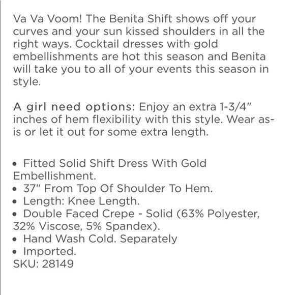 Lilly Pulitzer Benita Shift Navy Gold Embroidered Beaded Cocktail Dress Size 0 - Picture 3 of 16